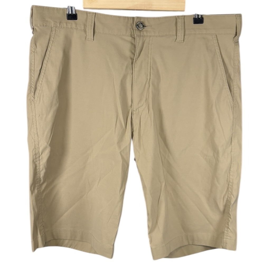 Eddie Bauer Horizon Guide Chino Shorts Mens 11507893 Khaki Tan Stretch Nylon